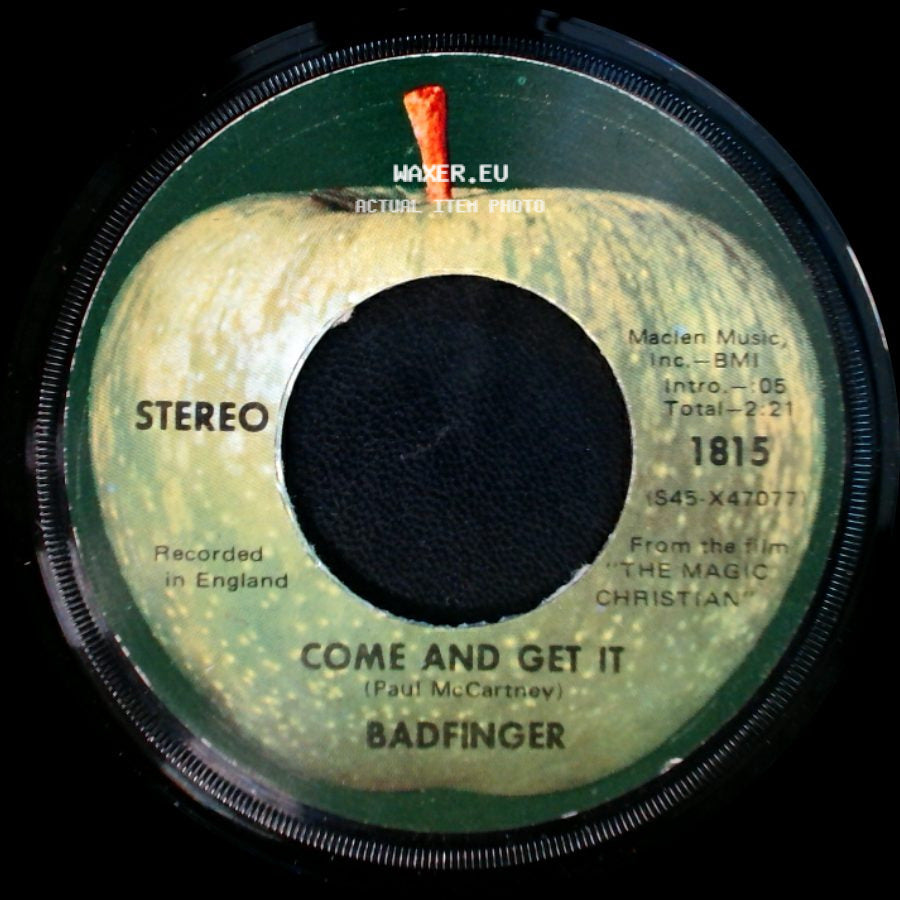 Badfinger - Rock Of All Ages / Come And Get It side B
