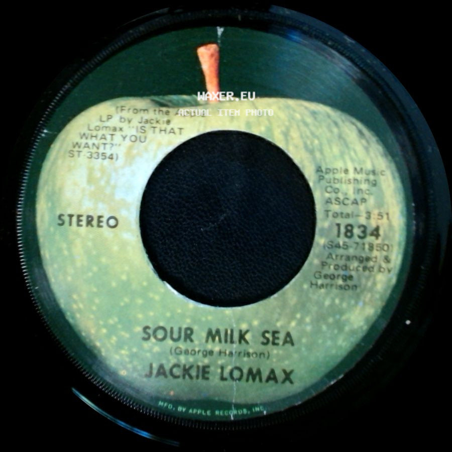 Jackie Lomax - Sour Milk Sea / Fall Inside Your Eyes side A