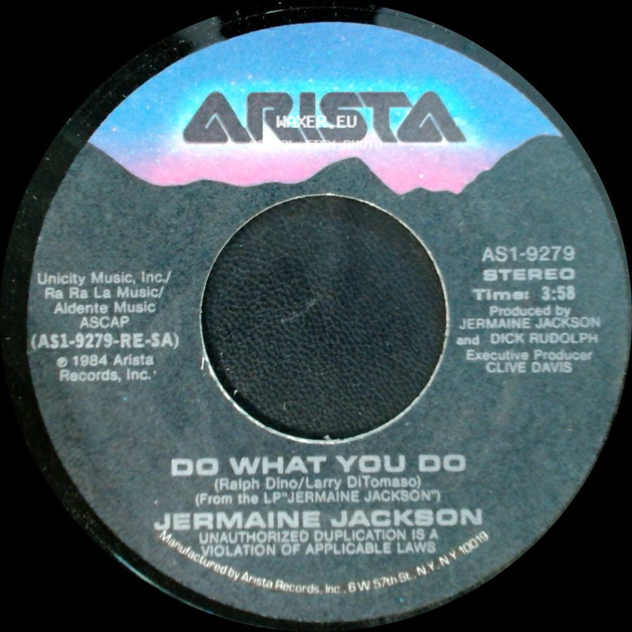 Jermaine Jackson - Do What You Do / Tell Me I'm Not Dreamin' (Too Good To Be True) side A
