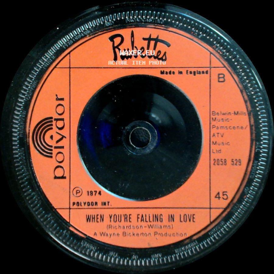 Rubettes - Juke Box Jive / When You're Falling In Love side B