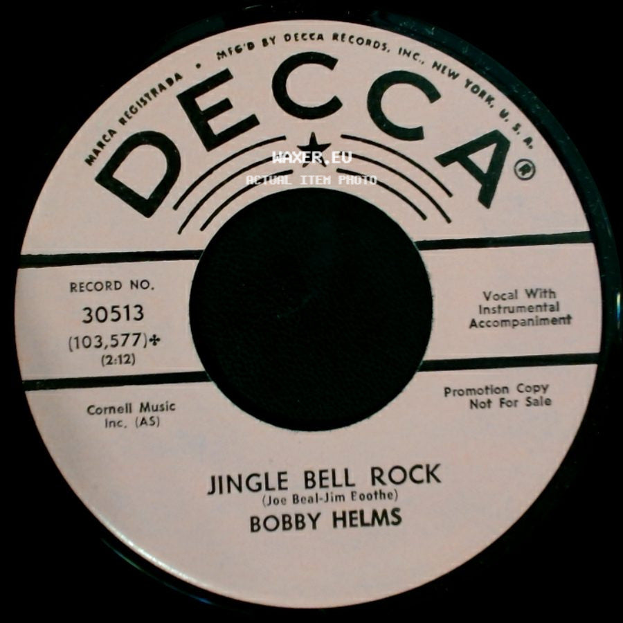 Bobby Helms - Jingle Bell Rock / Captain Santa Claus (And His Reindeer Space Patrol) side A