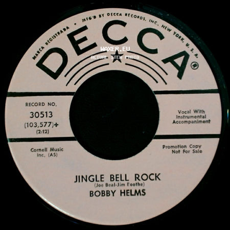 Bobby Helms - Captain Santa Claus (And His Reindeer Space Patrol) / Jingle Bell Rock side B