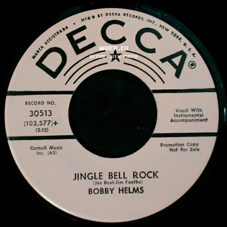 Bobby Helms - Jingle Bell Rock / Captain Santa Claus (And His Reindeer Space Patrol) side A