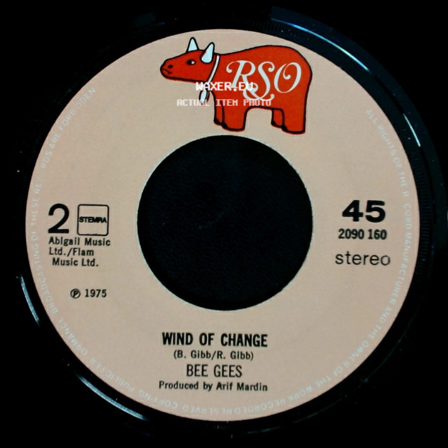 Bee Gees - Jive Talkin' / Wind Of Change side B