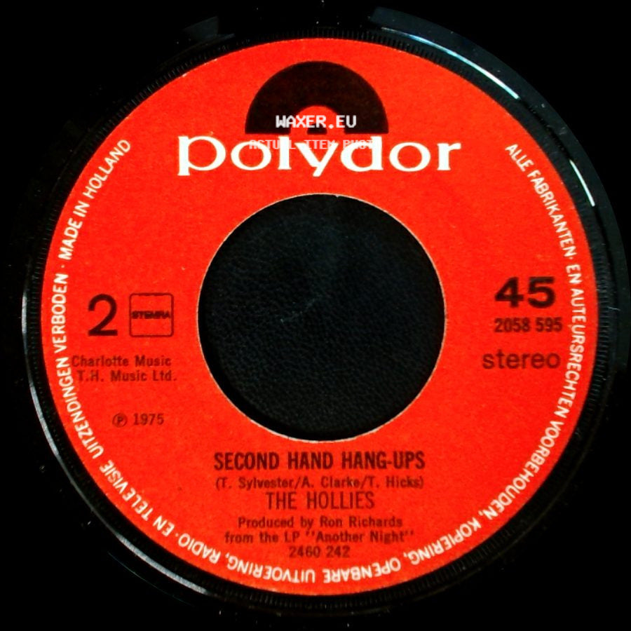 The Hollies - 4Th Of July, Asbury Park (Sandy) / Second Hand Hang-Ups side B