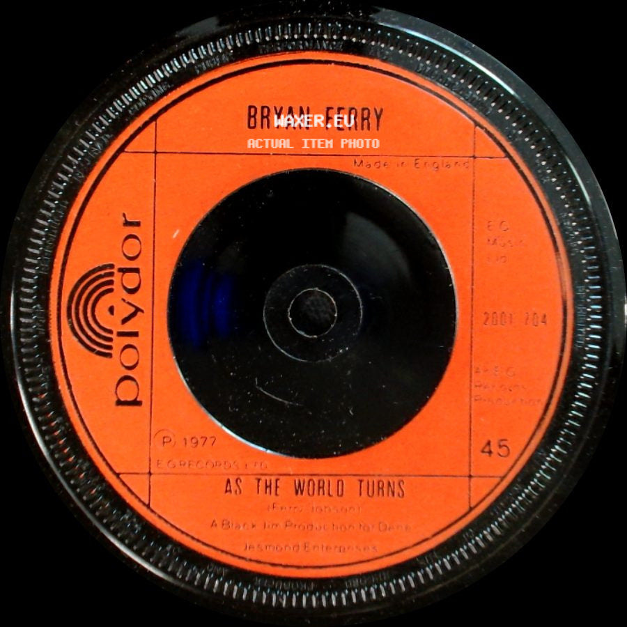 Bryan Ferry - As The World Turns / This Is Tomorrow side A