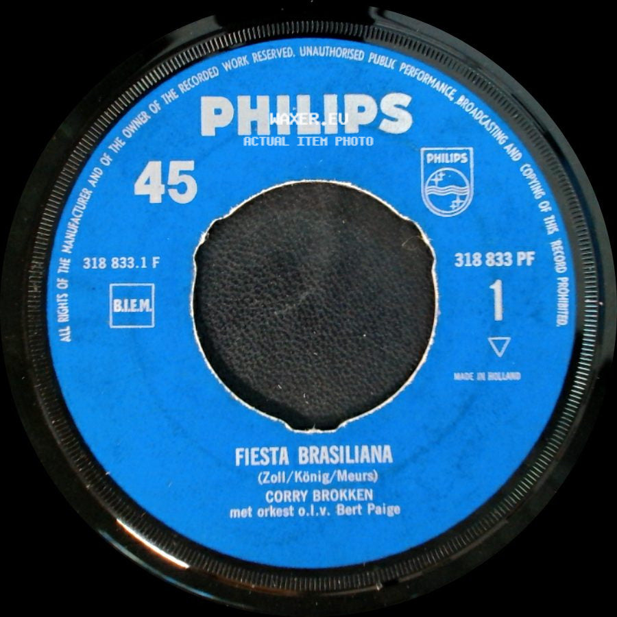 Corry Brokken - Fiesta Brasiliana / Bij Deze Tango Wordt Alles Donker side A