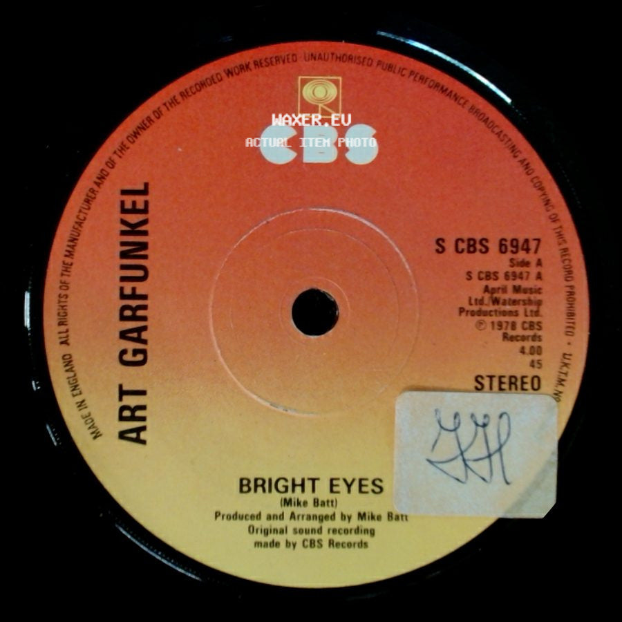 Art Garfunkel - Bright Eyes / Kehaar's Theme side A