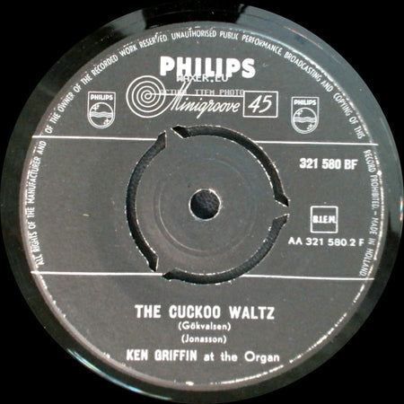 Ken Griffin - You Can't Be True, Dear / The Cuckoo Waltz side B