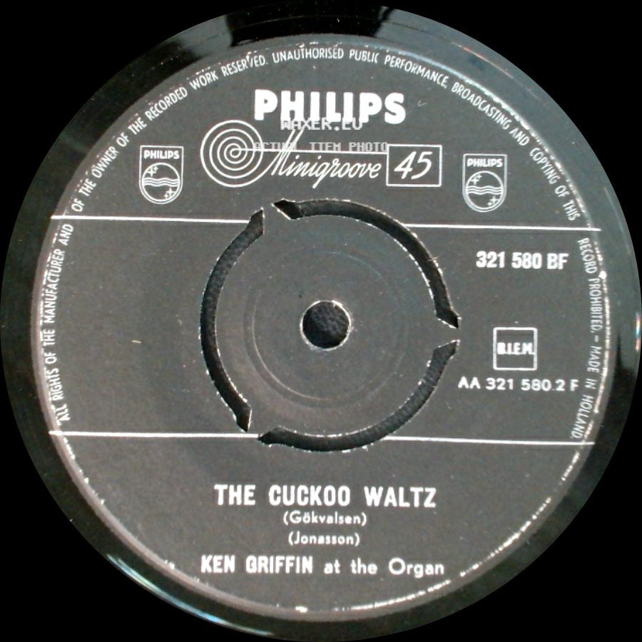 Ken Griffin - You Can't Be True, Dear / The Cuckoo Waltz side B