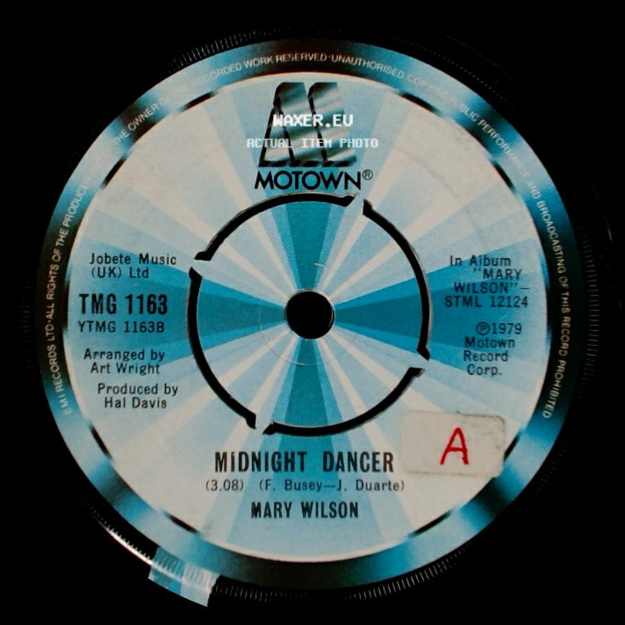 Mary Wilson - Red Hot / Midnight Dancer side B