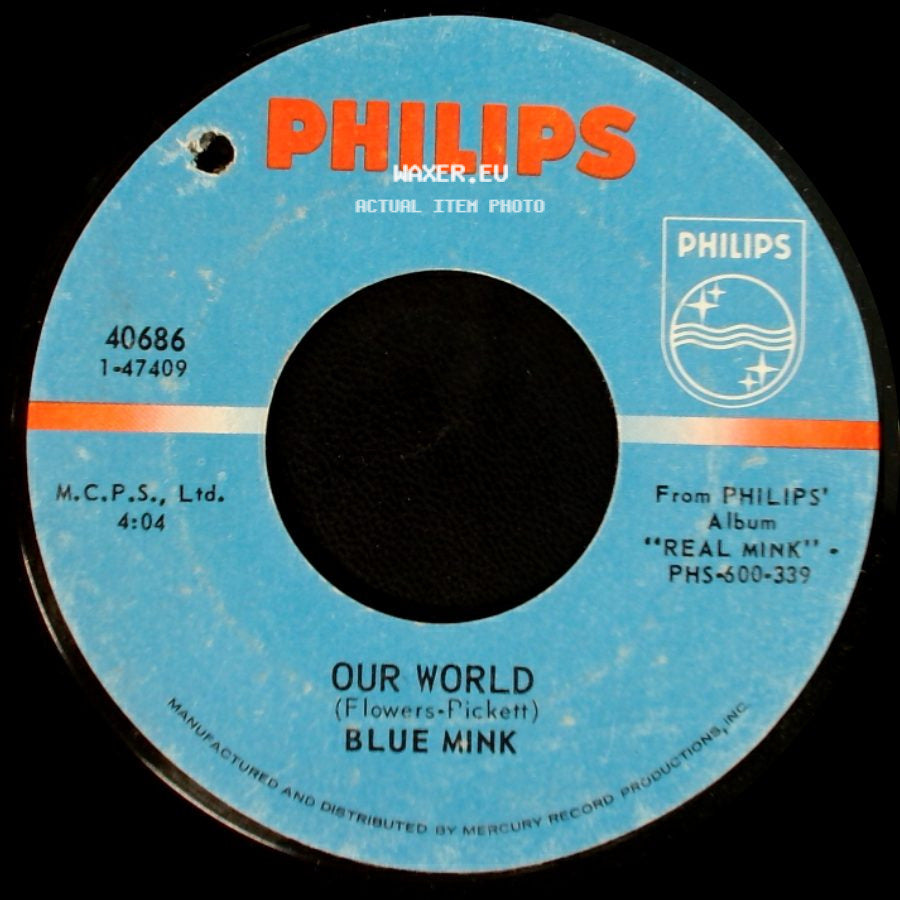 Blue Mink - Our World / Respects To Mr. Jones side A