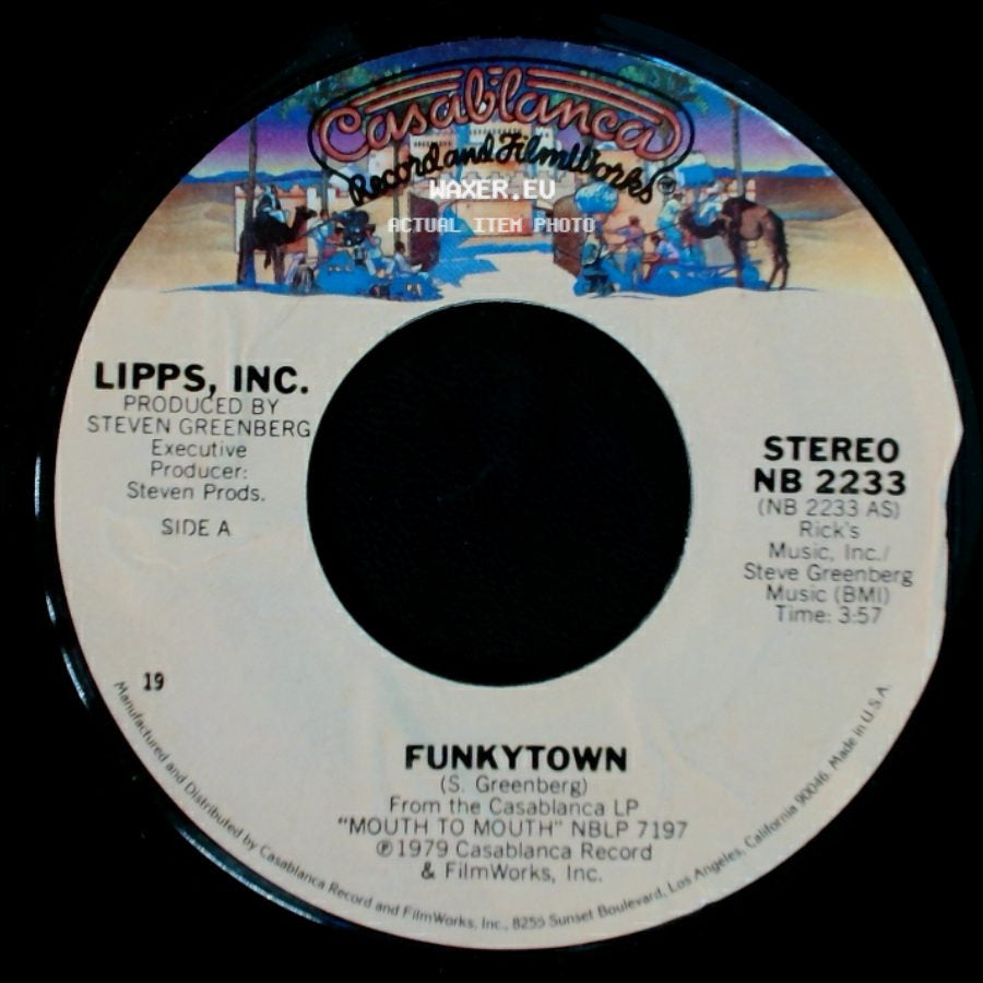 Lipps, Inc. - Funkytown / All Night Dancing side A