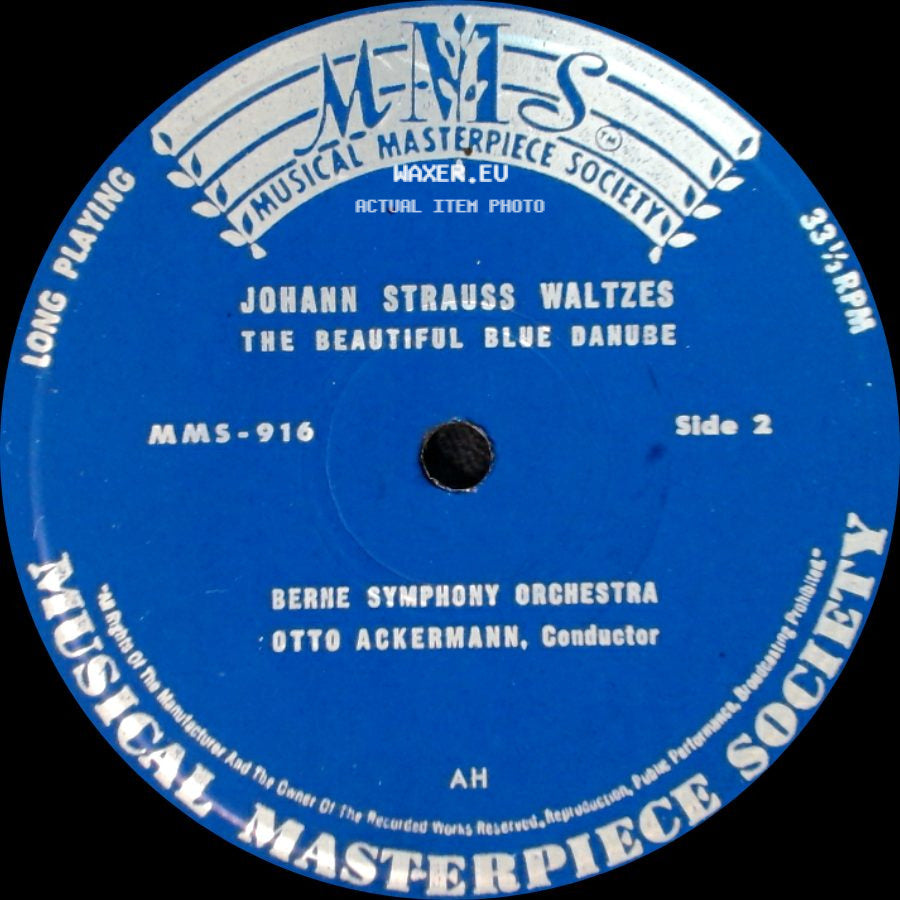 Berne Symphony Orchestra - Johann Strauss Waltzes The Emperor Waltz / Johann Strauss Waltzes The Beautiful Blue Danube side B
