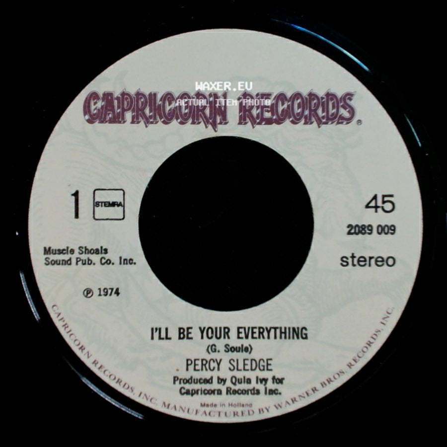 Percy Sledge - Walkin' In The Sun / I'll Be Your Everything side B