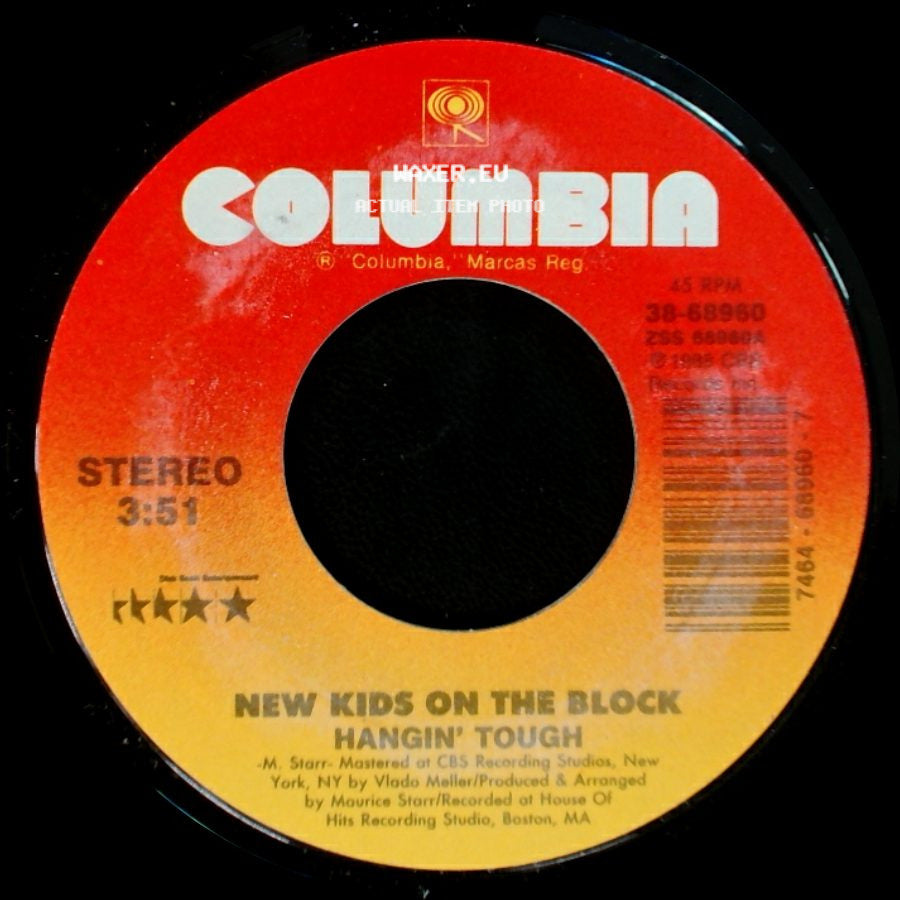 New Kids On The Block - Hangin' Tough / Didn't I (Blow Your Mind) side A