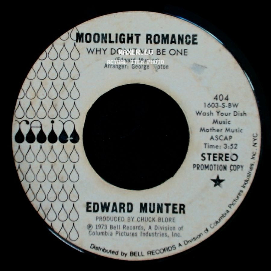 Edward Munter - Moonlight Romance / Why Don't We Be One / Debby's Song It's You Who Makes Me Think I Know side A