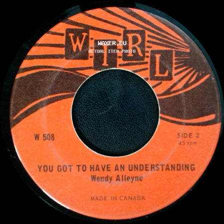 Wendy Alleyne - Midnight Blue / You Got To Have An Understanding side B