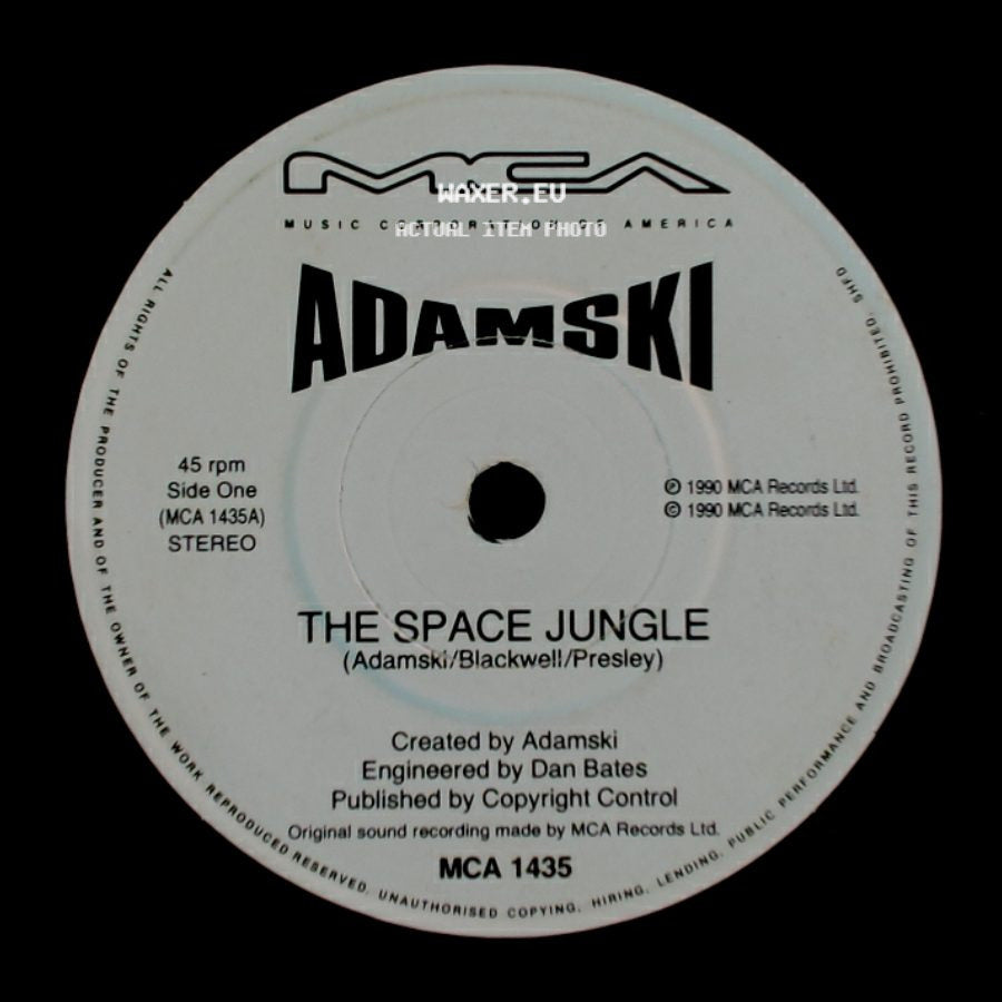Adamski - The Space Jungle / The 2Nd Coming side A