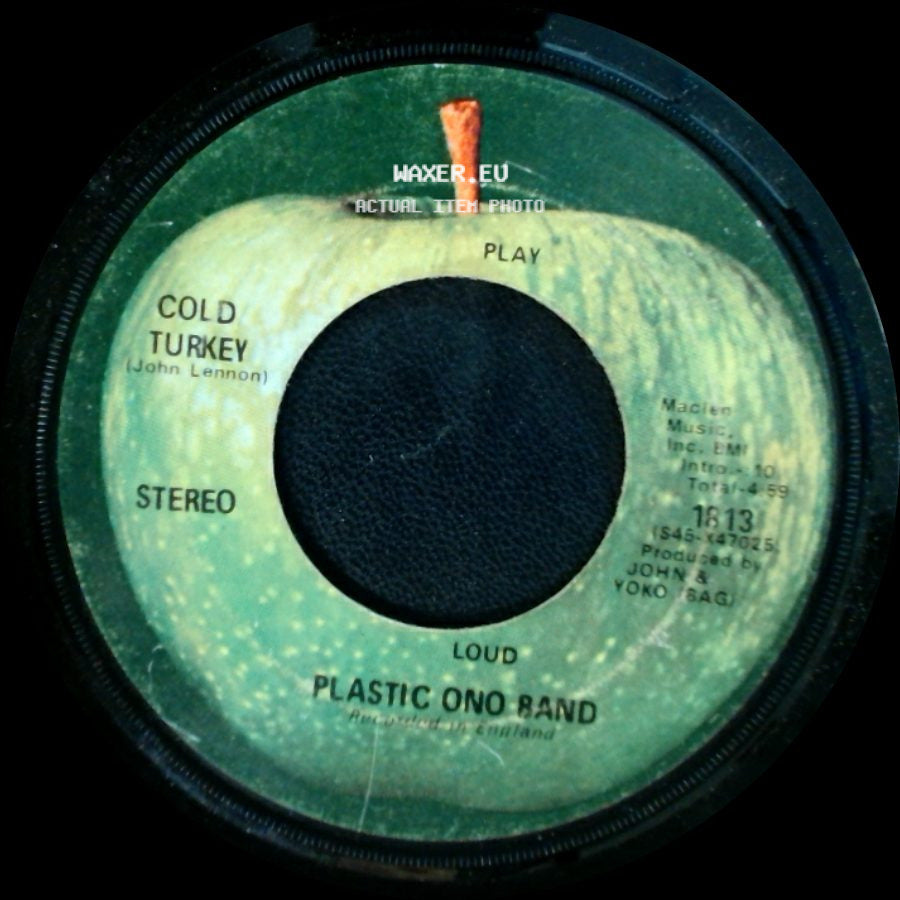 Plastic Ono Band - Don't Worry Kyoko (Mummy's Only Looking For A Hand In The Snow) / Cold Turkey side B