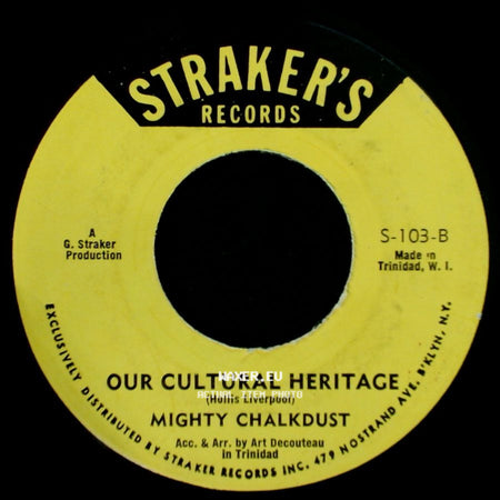 Mighty Chalkdust - Juba Doo Bai / Our Cultural Heritage side B