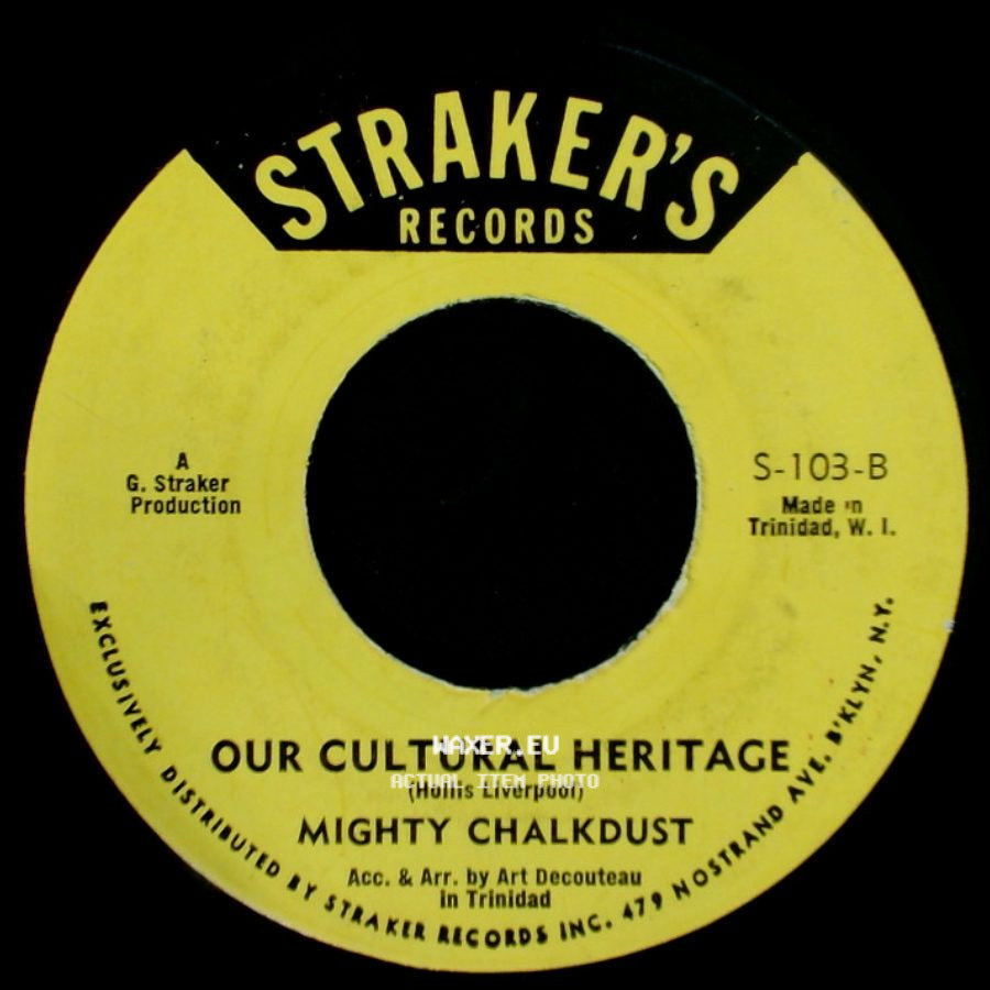 Mighty Chalkdust - Juba Doo Bai / Our Cultural Heritage side B
