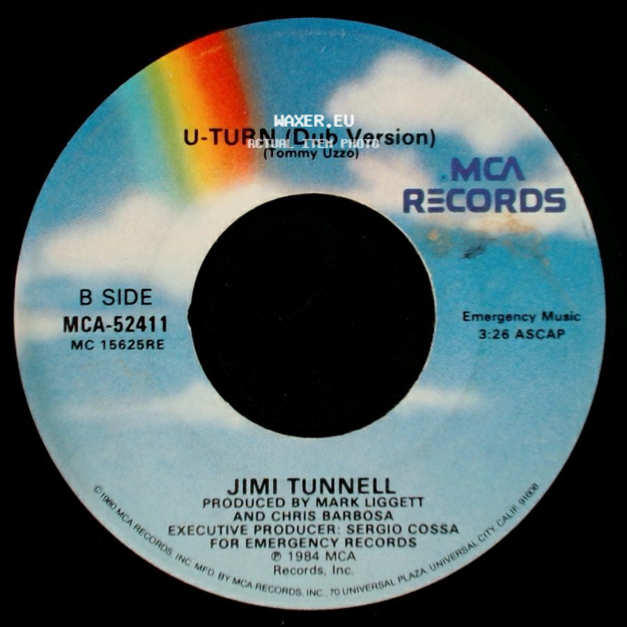 Jimi Tunnell - U-Turn (Tommy Uzzo) / U-Turn (Dub Version) side B