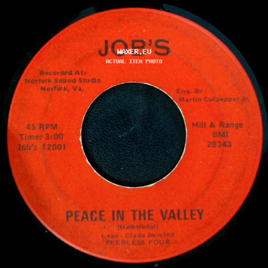 Peerless Four - Peace In The Valley / Someday side A