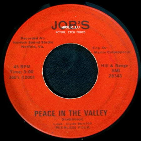 Peerless Four - Peace In The Valley / Someday side A