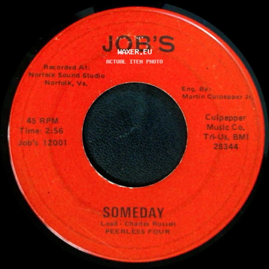 Peerless Four - Peace In The Valley / Someday side B