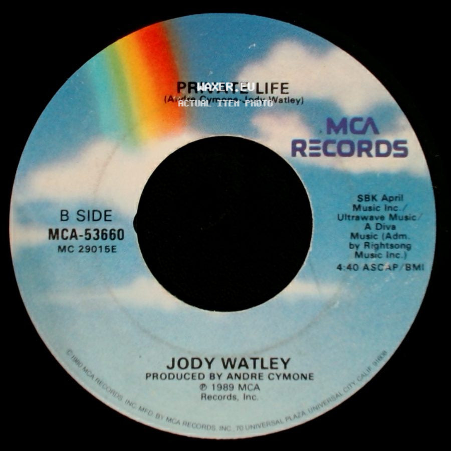 Jody Watley - Friends With Eric B. & Rakim / Private Life side B