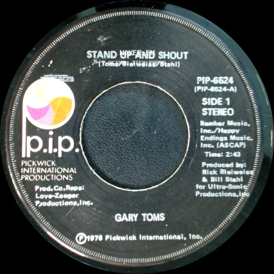 Gary Toms - Stand Up And Shout / Party Hardy side A