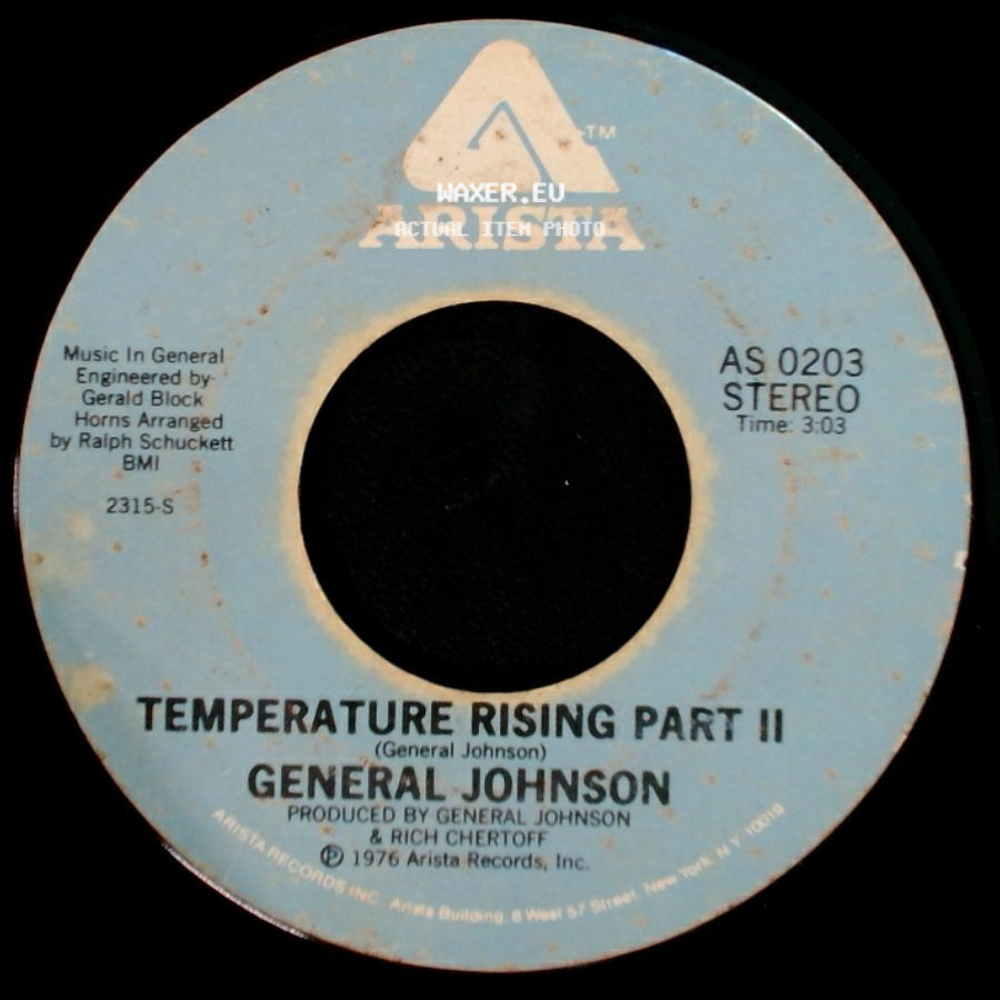 General Johnson - Temperature Rising Part Ii / Don't Walk Away side A