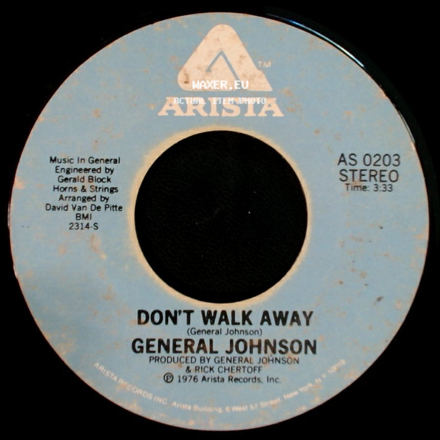 General Johnson - Temperature Rising Part Ii / Don't Walk Away side B