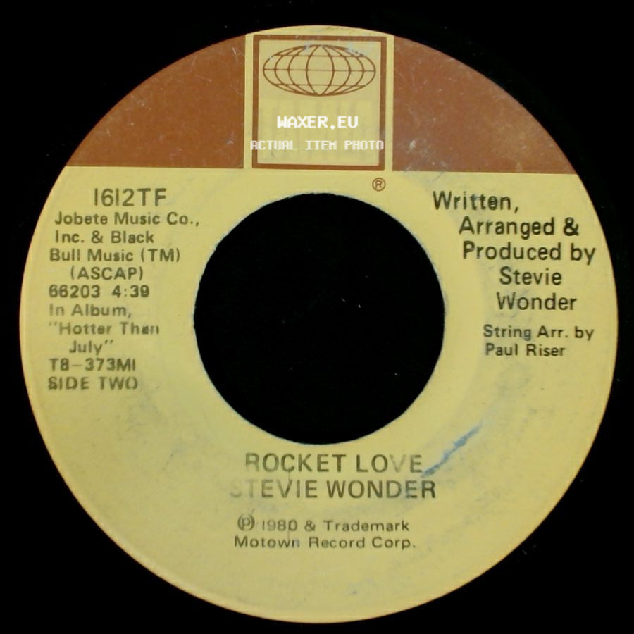 Stevie Wonder - Do I Do / Rocket Love side B
