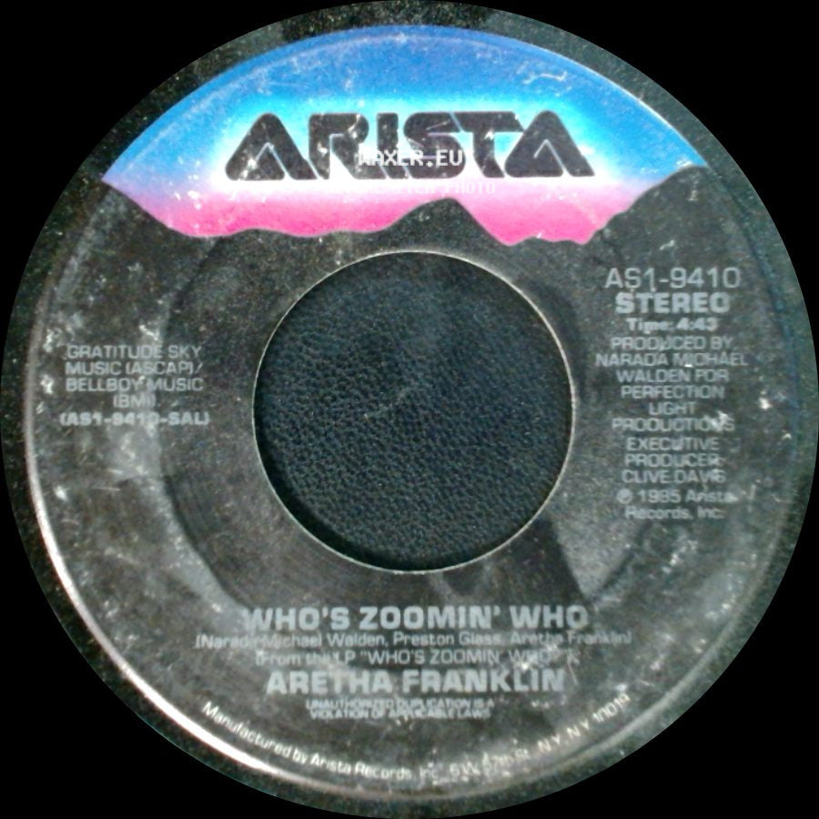 Aretha Franklin - Who's Zoomin' Who / Sweet Bitter Love side A
