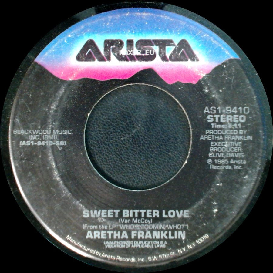 Aretha Franklin - Who's Zoomin' Who / Sweet Bitter Love side B