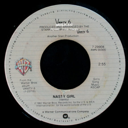 Vanity 6 - Nasty Girl / Drive Me Wild side A