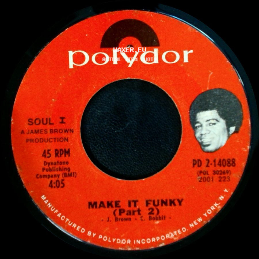 Soul I - Make It Funky (Part 1) / Make It Funky (Part 2) side B