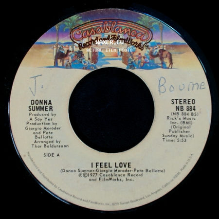 Donna Summer - I Feel Love / Can't We Just Sit Down (And Talk It Over) side A