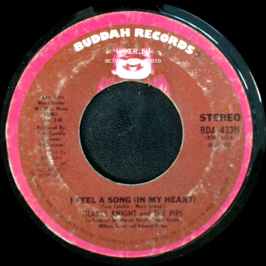 Gladys Knight And The Pips - I Feel A Song (In My Heart) / Don't Burn Down The Bridge side A