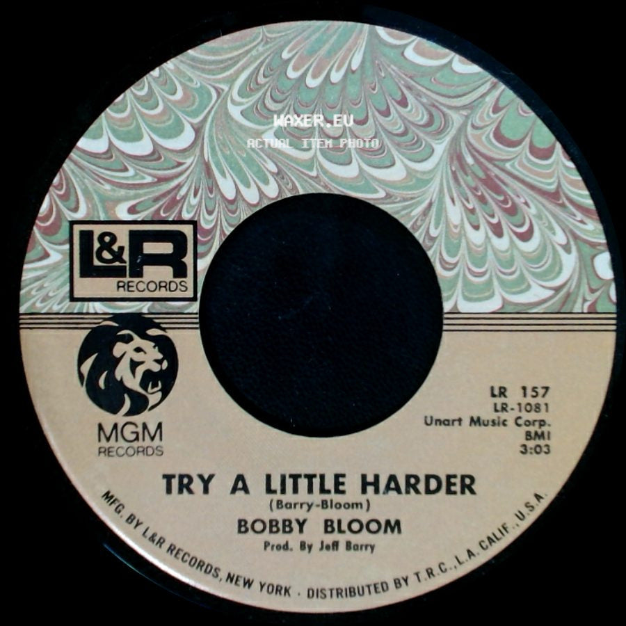 Bobby Bloom - Montego Bay / Try A Little Harder side B