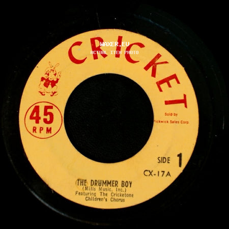 Unknown Artist - The Drummer Boy / The Twelve Days Of Christmas Featuring The Cricketone Children's Chorus side A