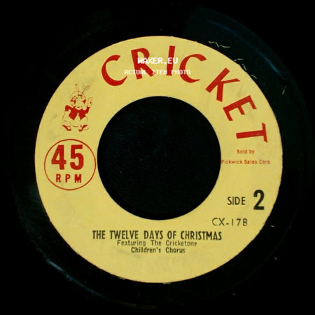 Unknown Artist - The Drummer Boy / The Twelve Days Of Christmas Featuring The Cricketone Children's Chorus side B