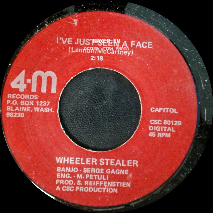 Wheeler Stealer - I've Just Seen A Face / Restless Heart side A