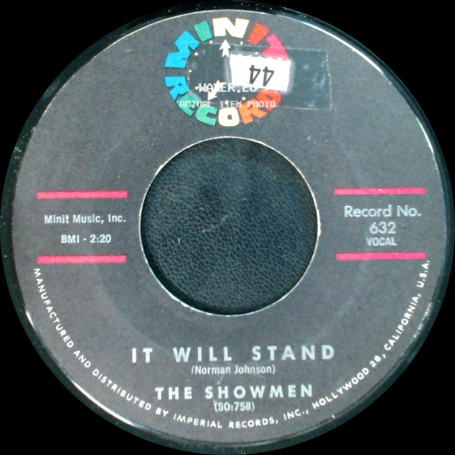 The Showmen - Country Fool / It Will Stand side B