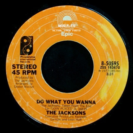 The Jacksons - Blame It On The Boogie / Do What You Wanna side B