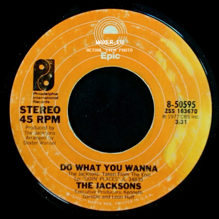 The Jacksons - Blame It On The Boogie / Do What You Wanna side B