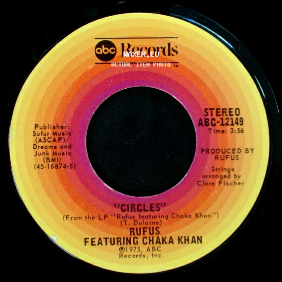 Rufus Featuring Chaka Khan - Sweet Thing / Circles side B