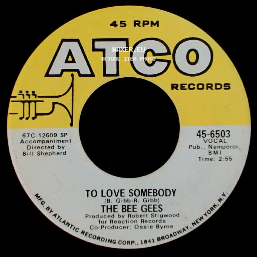 The Bee Gees - Close Another Door / To Love Somebody side B